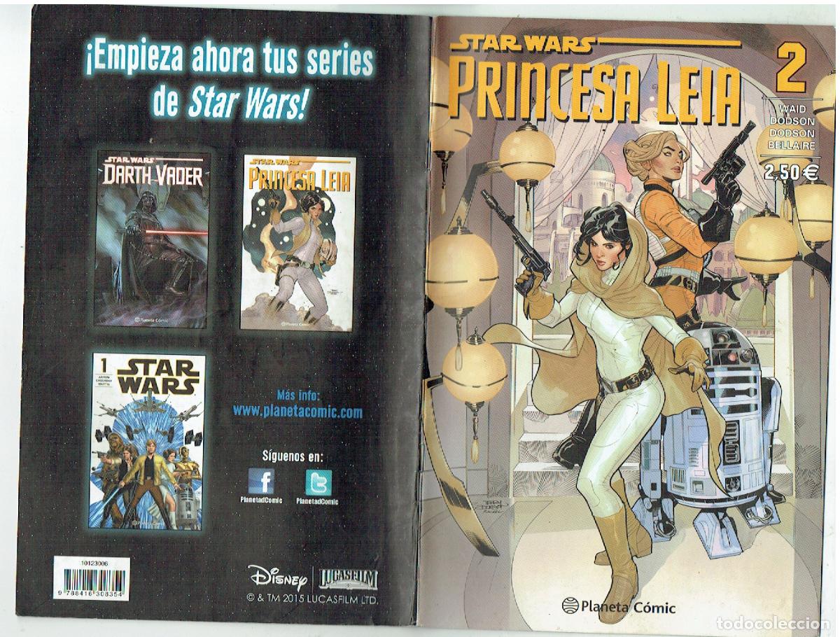 C&oacute;mics: STAR WARS. N&ordm; 2. PRINCESA LEIA. PLANETA COMICS.(C/A100) - Foto 2