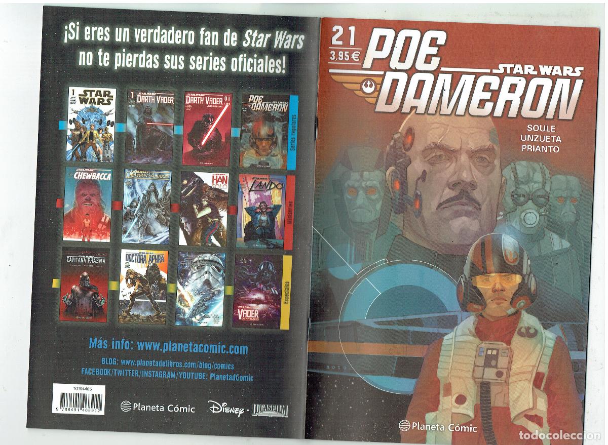 C&oacute;mics: POE DAMERON. N&ordm; 21, STAR WARS. PLANETA COMIC. (B/A49). - Foto 2