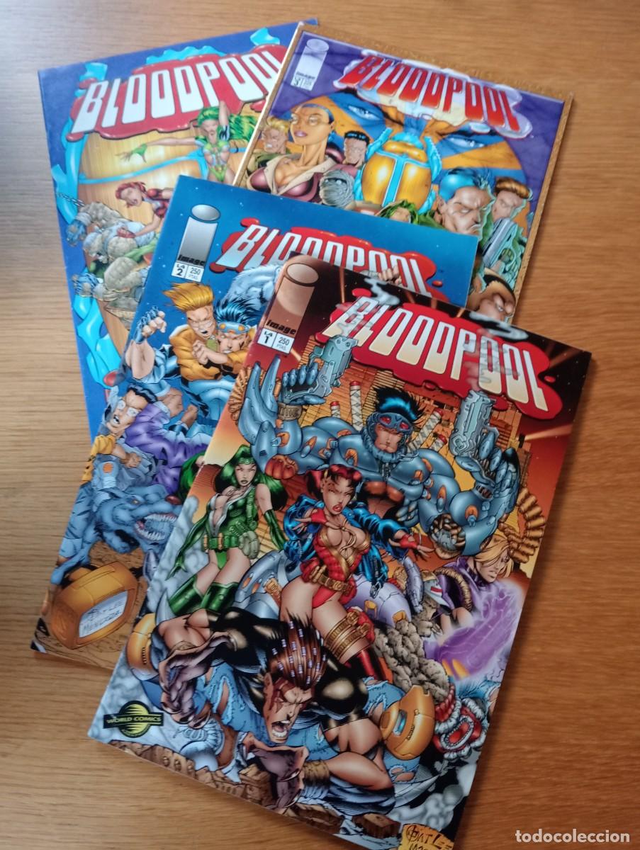 C&oacute;mics: COMPLETA. BLOODPOOL. 4 EJEMPLARES. GRAPA. PLANETA. IMAGE. WORLD C&Oacute;MICS. 1997. - Foto 1