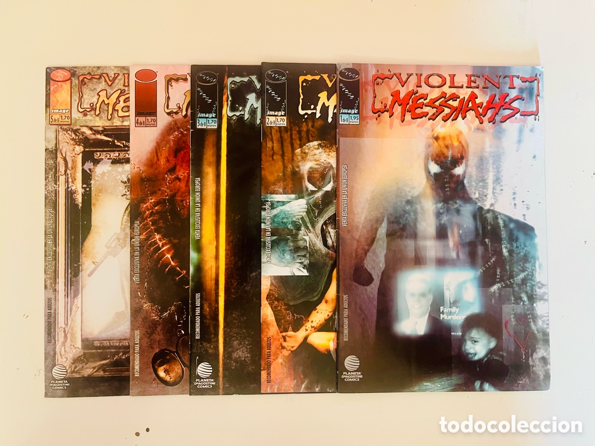 C&oacute;mics: COLECCI&Oacute;N VIOLENT MESSIAHS, 5 N&Uacute;MEROS DE 8, (PLANETA COMICS) - Foto 1