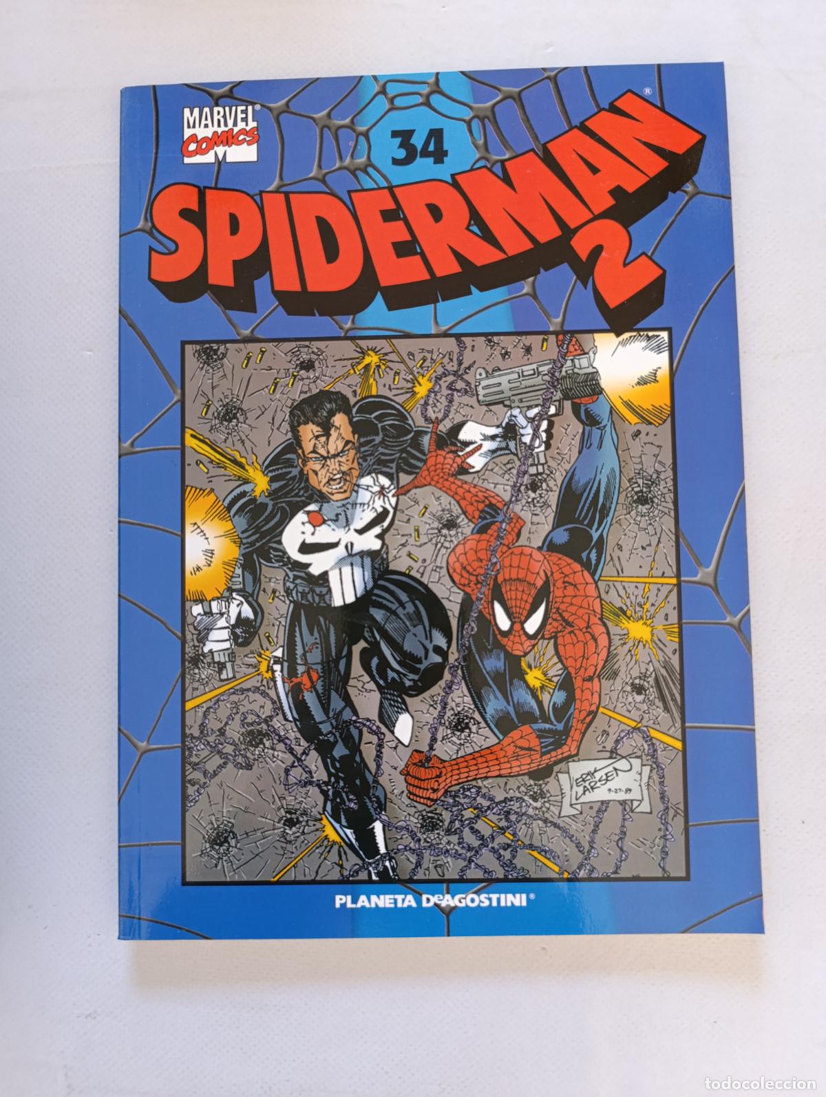 C&oacute;mics: SPIDERMAN 2 N&ordm; 34 - COLECCIONABLE AZUL - MARVEL - PLANETA (363A) - Foto 1