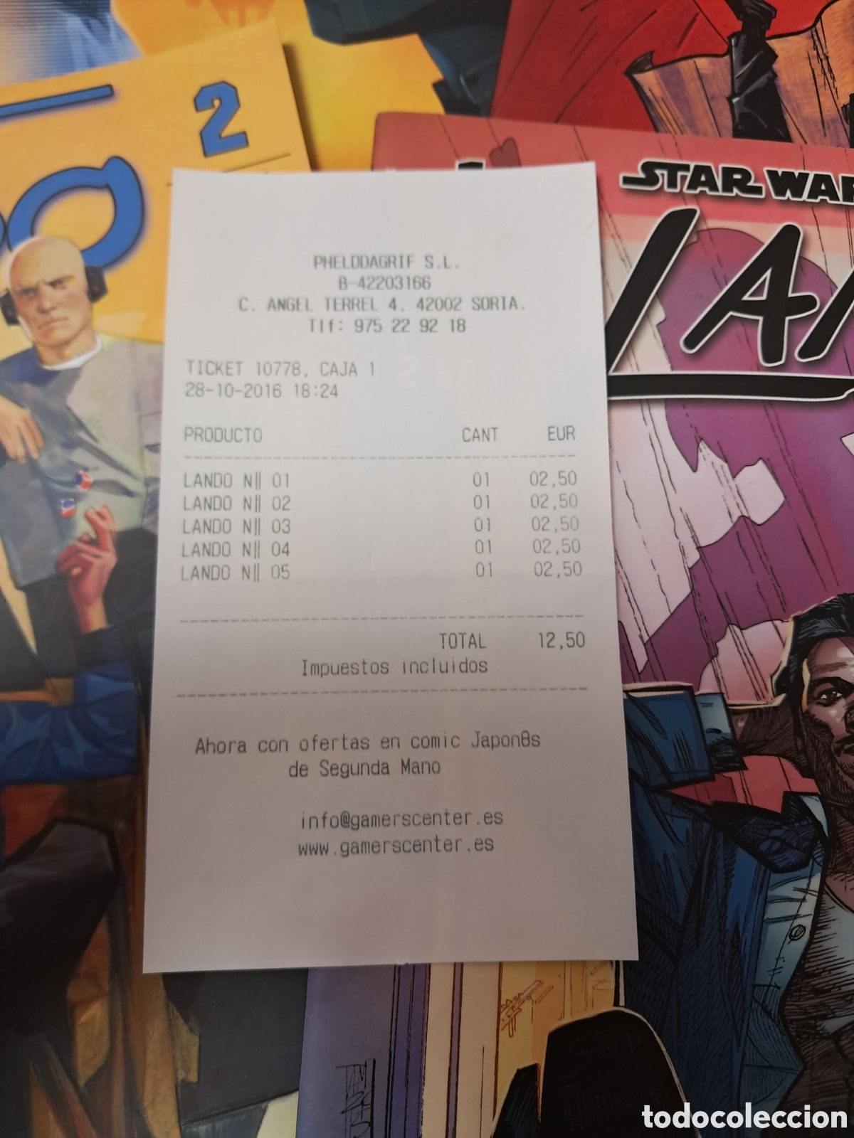 C&oacute;mics: Star Wars Comic Lando - Completa - Foto 4