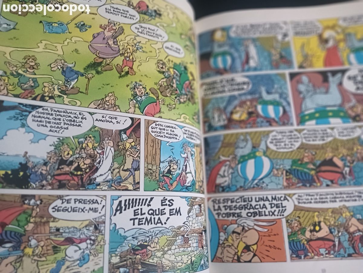 C&oacute;mics: Comic - Asterix - El tr&agrave;ngol de lObelix - Catal&aacute; - 1996 Planeta junior - Foto 3