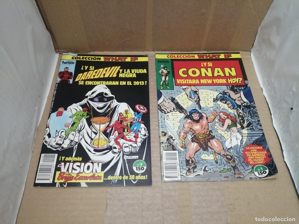 C&oacute;mics: PACK 2 C&oacute;mics F&oacute;rum (primeras ediciones), Colecci&oacute;n: What If (N&uacute;meros 1 y 2) - Foto 1