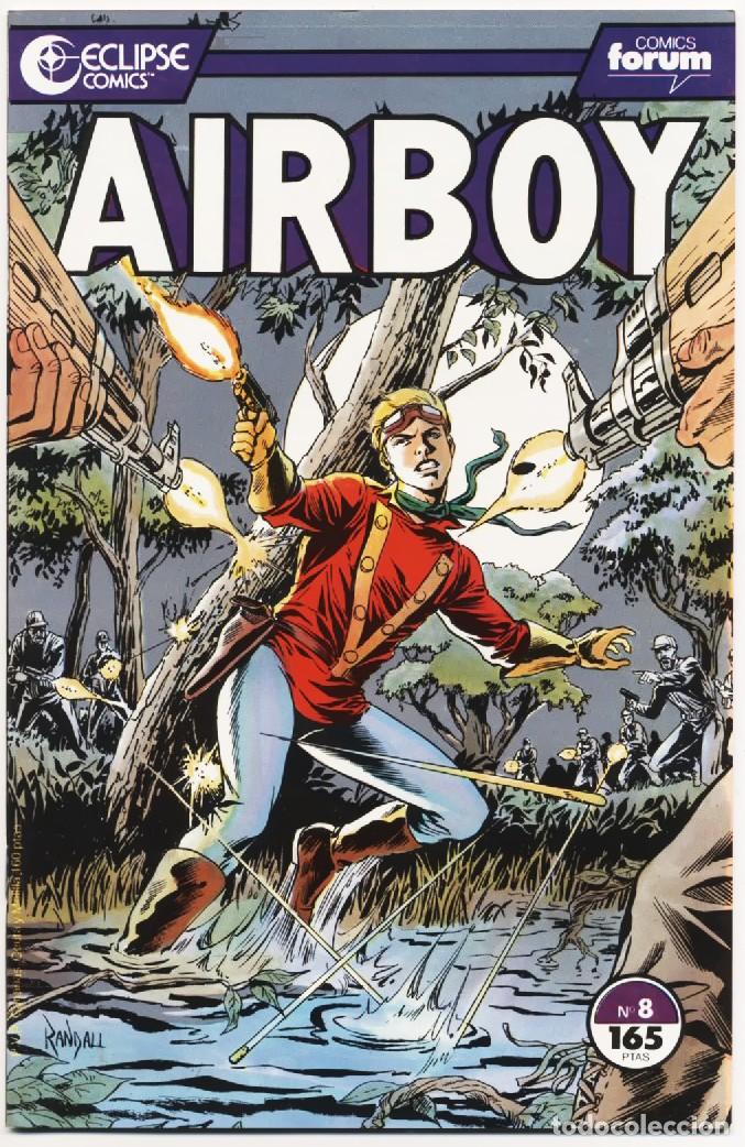 C&oacute;mics: COMIC GRAPA AIRBOY N&ordm; 8 ECLIPSE COMICS EDICIONES FORUM PLANETA 1990 NUEVO - Foto 1