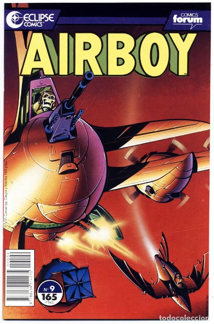 C&oacute;mics: COMIC GRAPA AIRBOY N&ordm; 9 ECLIPSE COMICS EDICIONES FORUM PLANETA 1990 NUEVO - Foto 1