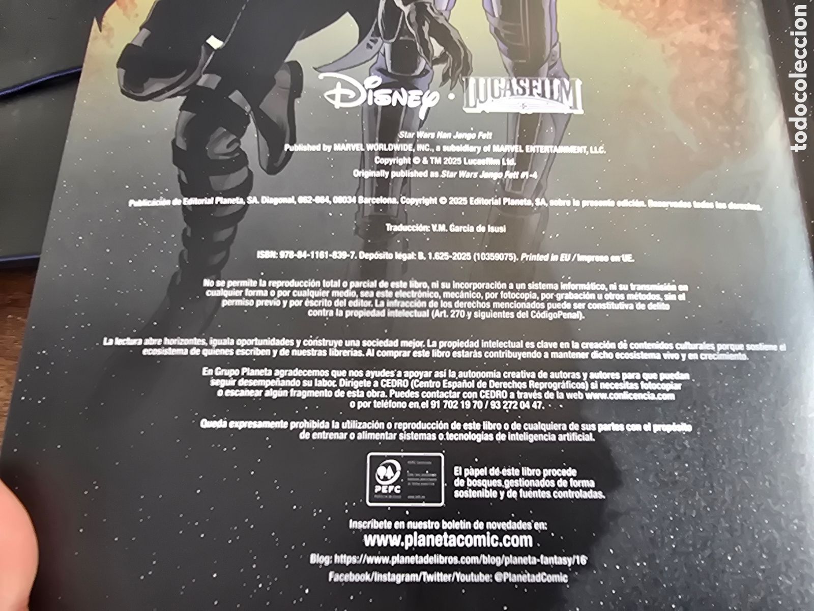 C&oacute;mics: Star Wars. Jango Fett Sacks, Ethan PLANETA COMICS 2025 C&oacute;mic Marvel - Foto 3