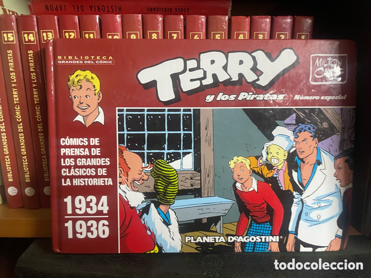 C&oacute;mics: Terry y los Piratas Completa 17 Tomos (Planeta) - Foto 1