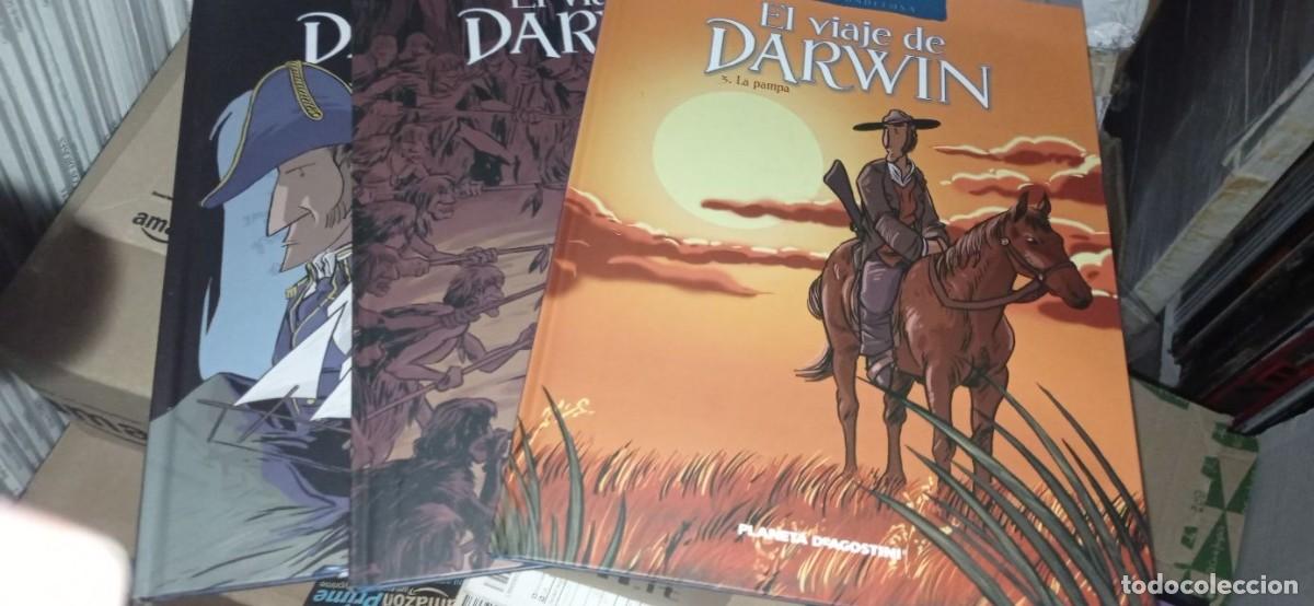 C&oacute;mics: EL VIAJE DE DARWIN COMPLETA 3 TOMOS PLANETA - Foto 1