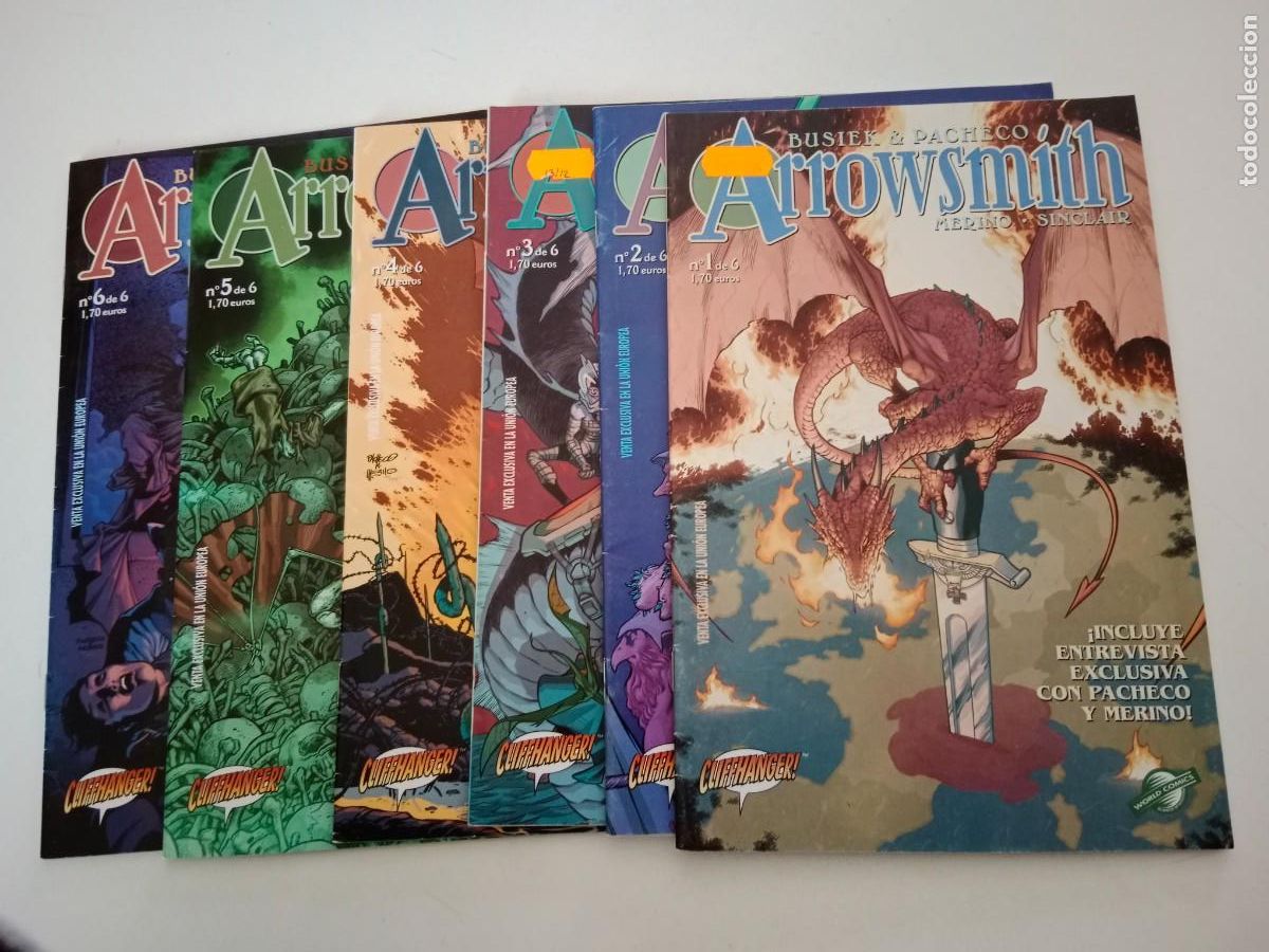 C&oacute;mics: ARROWSMITH. N&deg;. 1 A N&deg;. 6. COMPLETA. BUSIEK, PACHECO