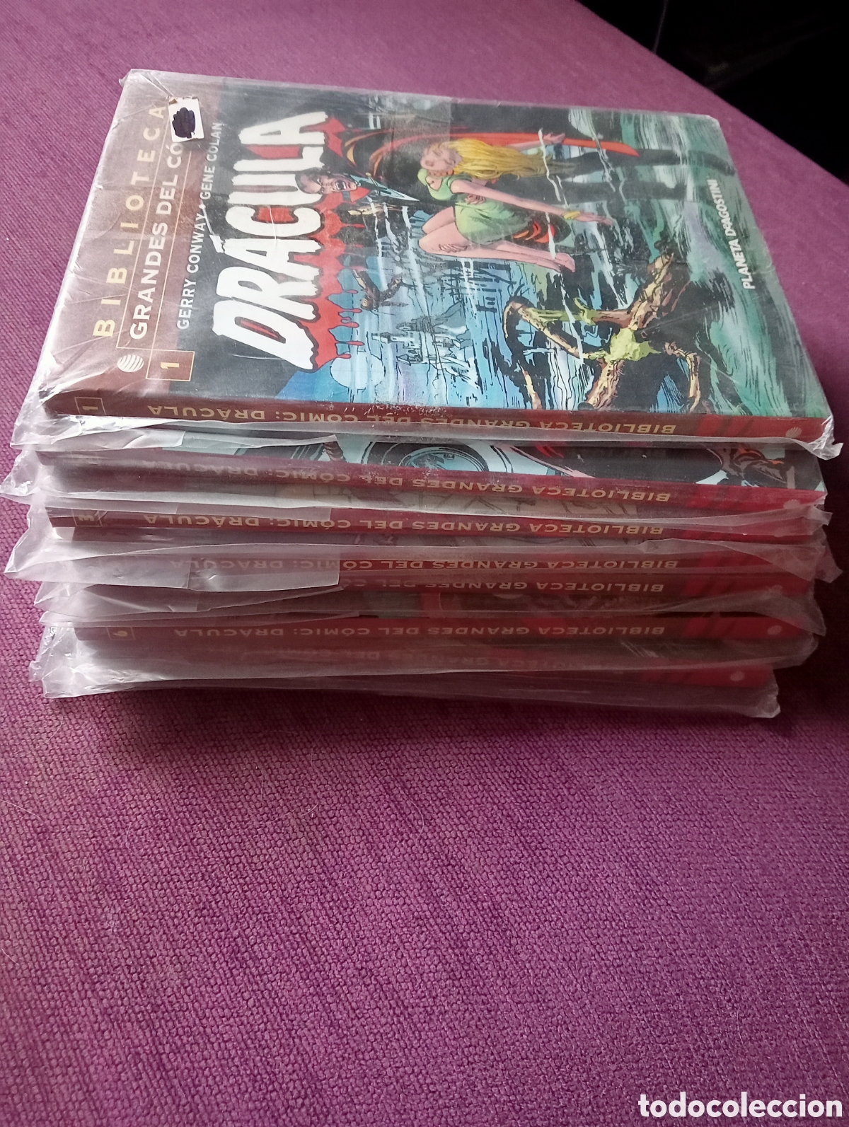 C&oacute;mics: BIBLIOTECA GRANDES DEL COMIC DRACULA 1 A 7 PLANETA - Foto 2
