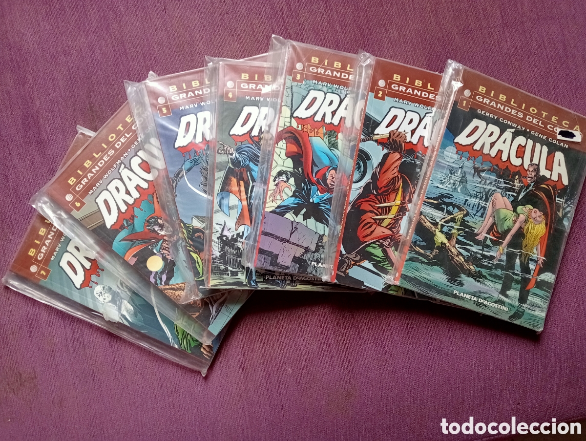 C&oacute;mics: BIBLIOTECA GRANDES DEL COMIC DRACULA 1 A 7 PLANETA - Foto 1