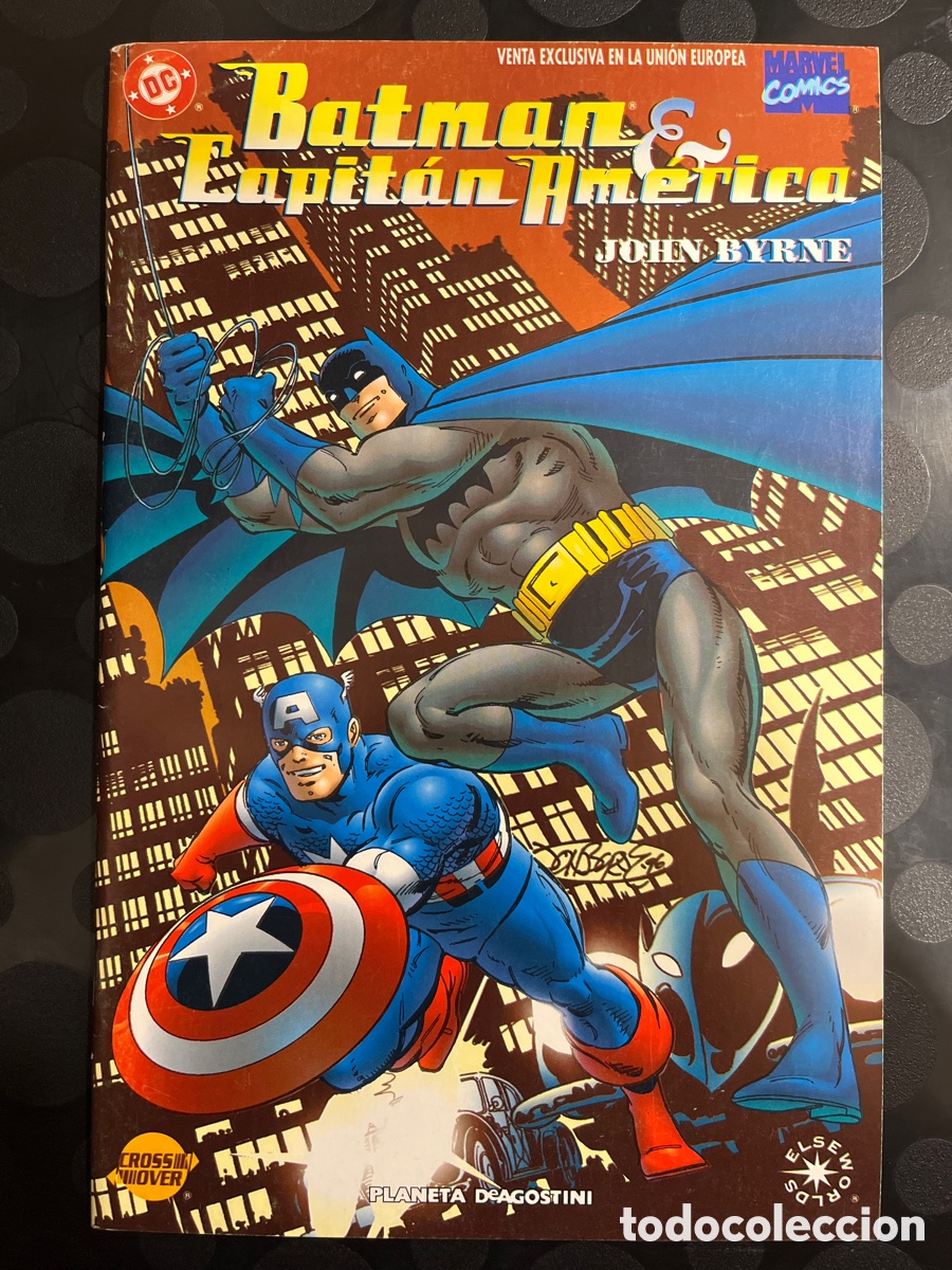 C&oacute;mics: BATMAN & CAPIT&Aacute;N AM&Eacute;RICA de JOHN BYRNE DC & MARVEL CROSSOVER ELSEWORLDS ( 1997 )