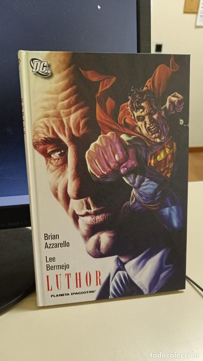 C&oacute;mics: Luthor DC Azzarello Bermejo tapa dura Planeta c&oacute;mic