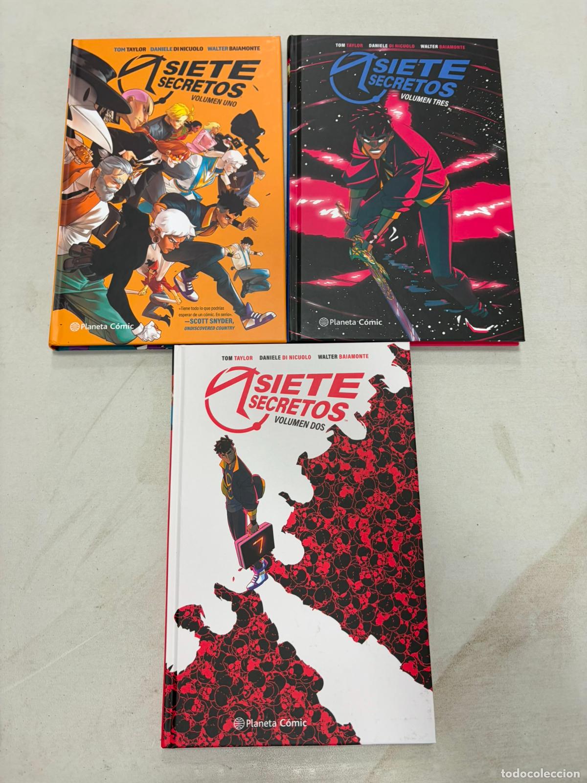 C&oacute;mics: LOS SIETE SECRETOS 1 A 3 (COMPLETA). TOM TAYLOR. TOMOS PLANETA