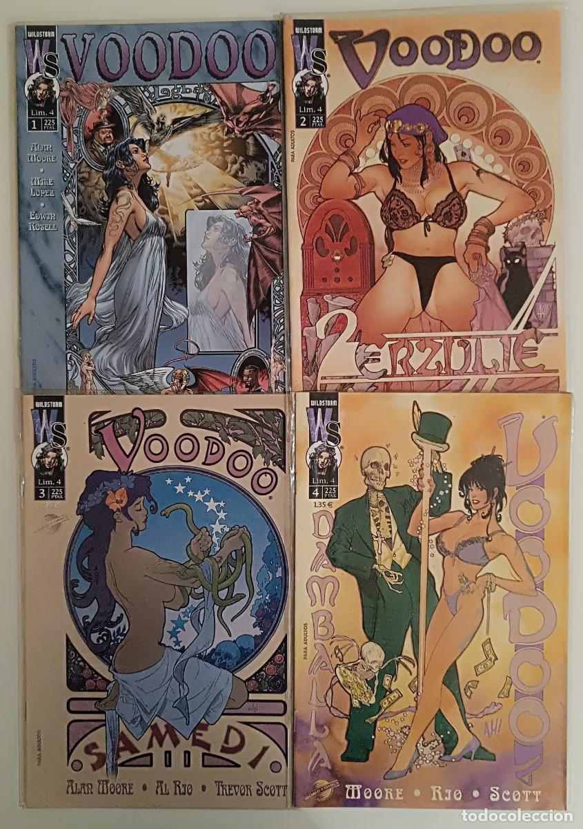 C&oacute;mics: Voodoo (Miniserie Completa 1-4) - Alan Moore - World Comics - Excelente