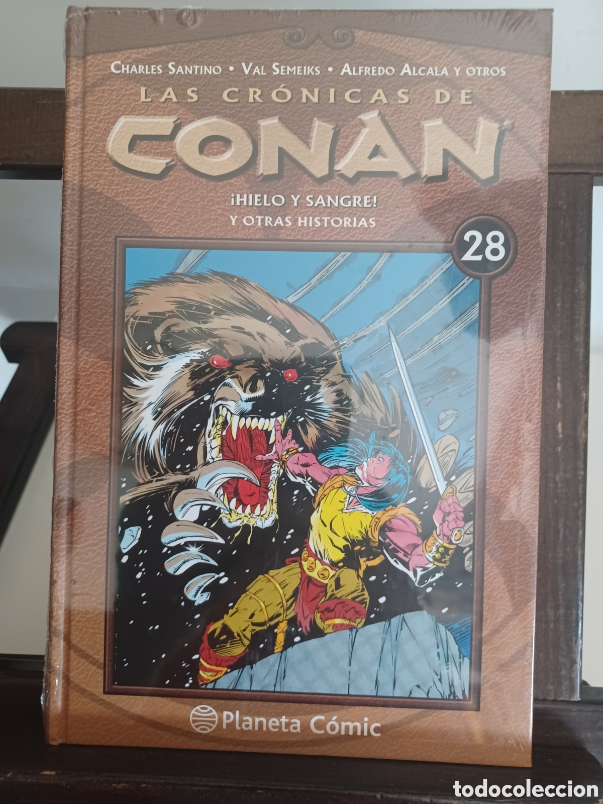 C&oacute;mics: Las cr&oacute;nicas de Conan 28 &iexcl;Hielo y sangre!/ Descatalogado/ NUEVO PRECINTADO