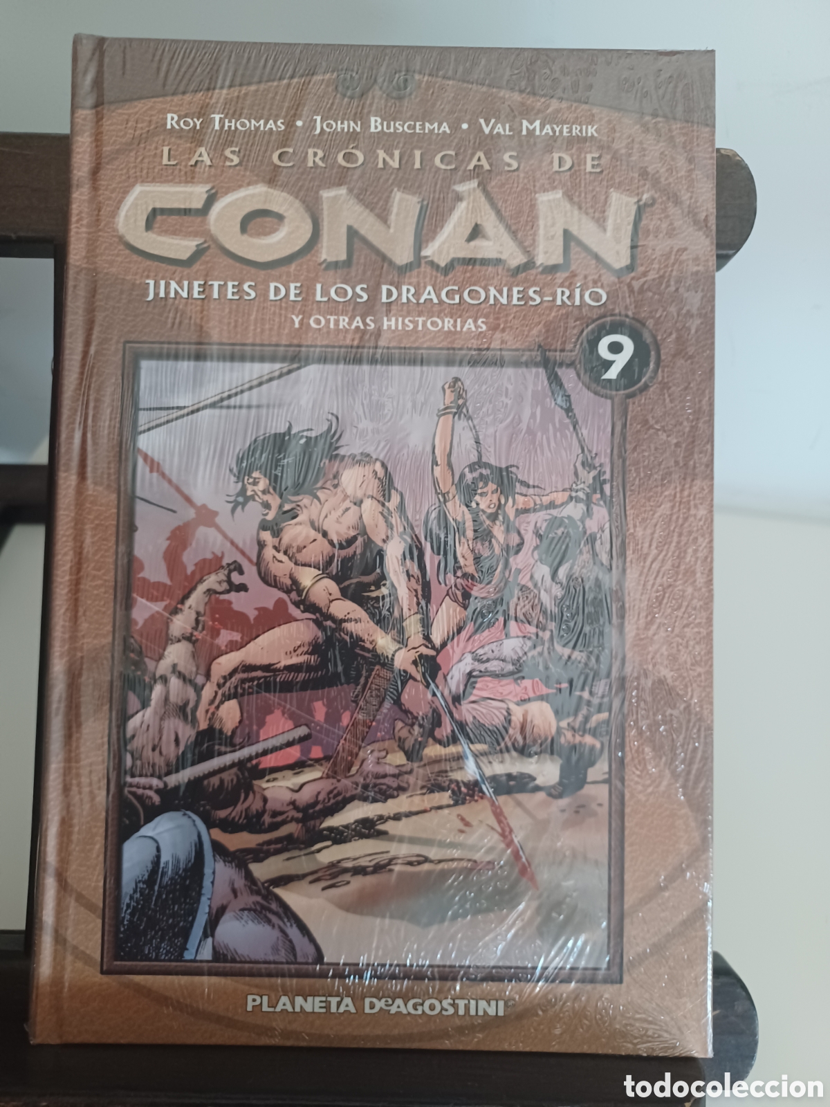 C&oacute;mics: Las cr&oacute;nicas de Conan 9 Jinetes de los dragones r&iacute;o/ Planeta / Descatalogado/ NUEVO PRECINTADO
