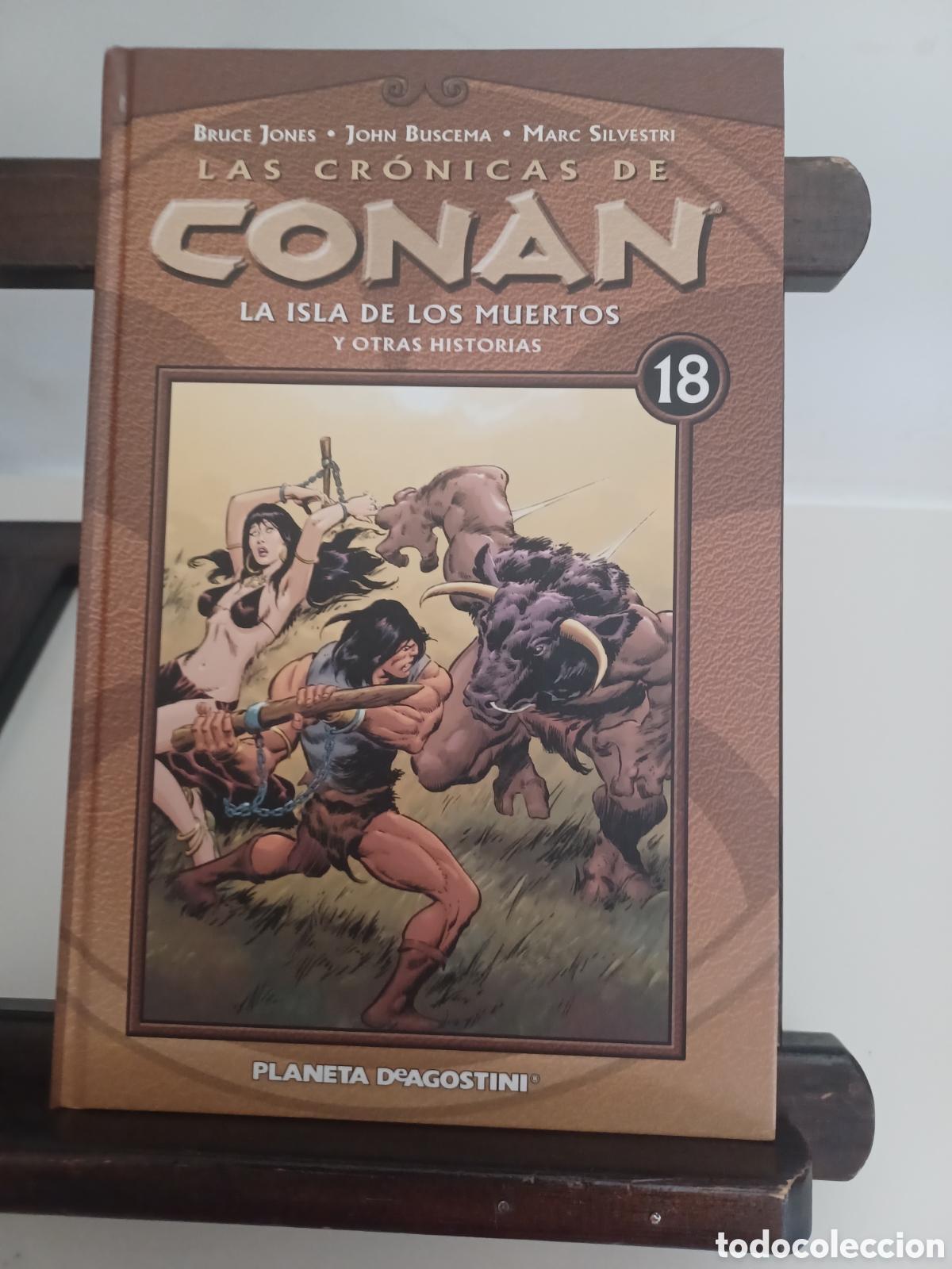 C&oacute;mics: Las cr&oacute;nicas de Conan 18 La isla de los muertos/ Planeta/ Descatalogado/ NUEVO A ESTRENAR