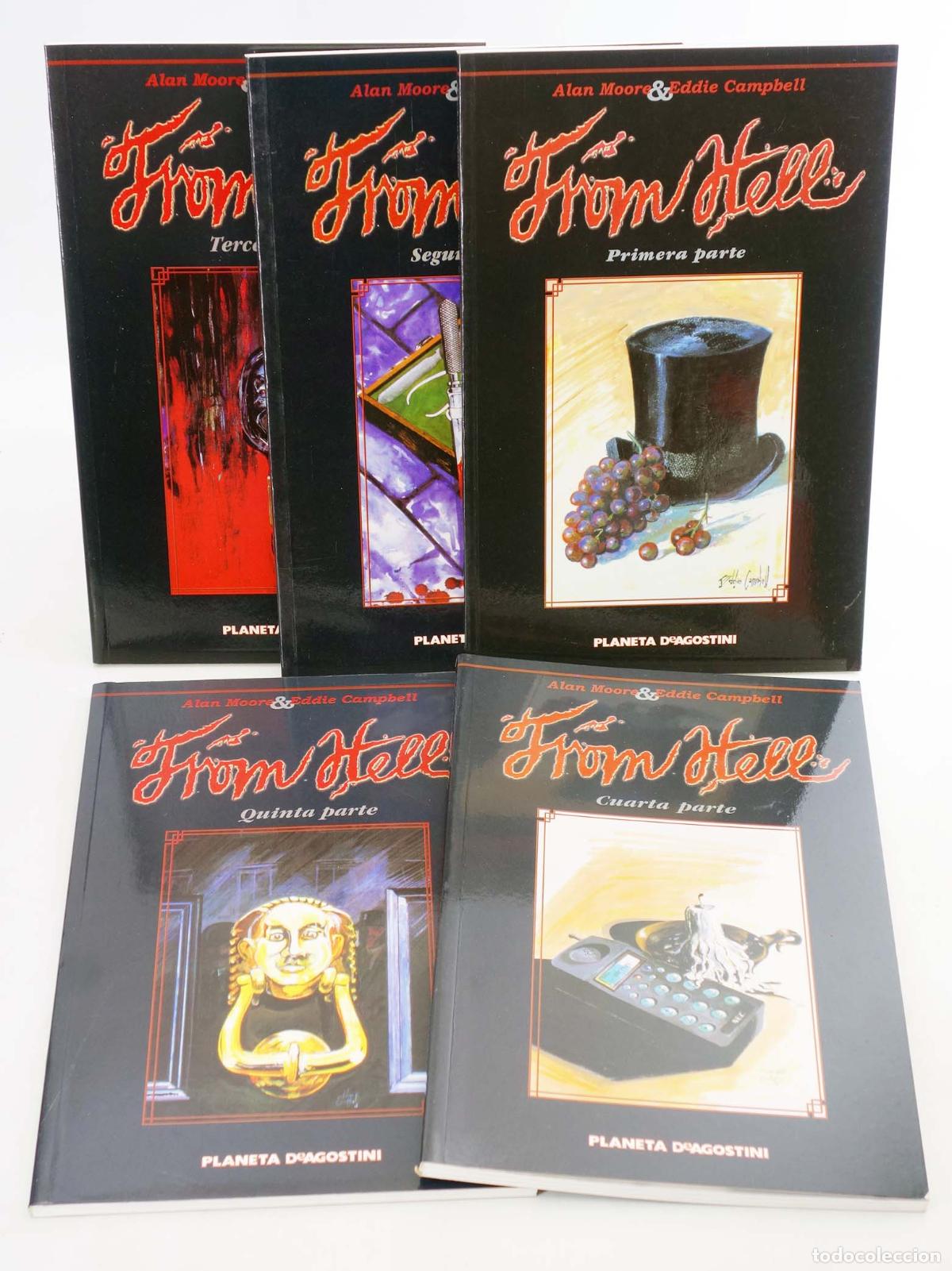 C&oacute;mics: FROM HELL 1 A 5. COMPLETA (Alan Moore) Planeta, 2000