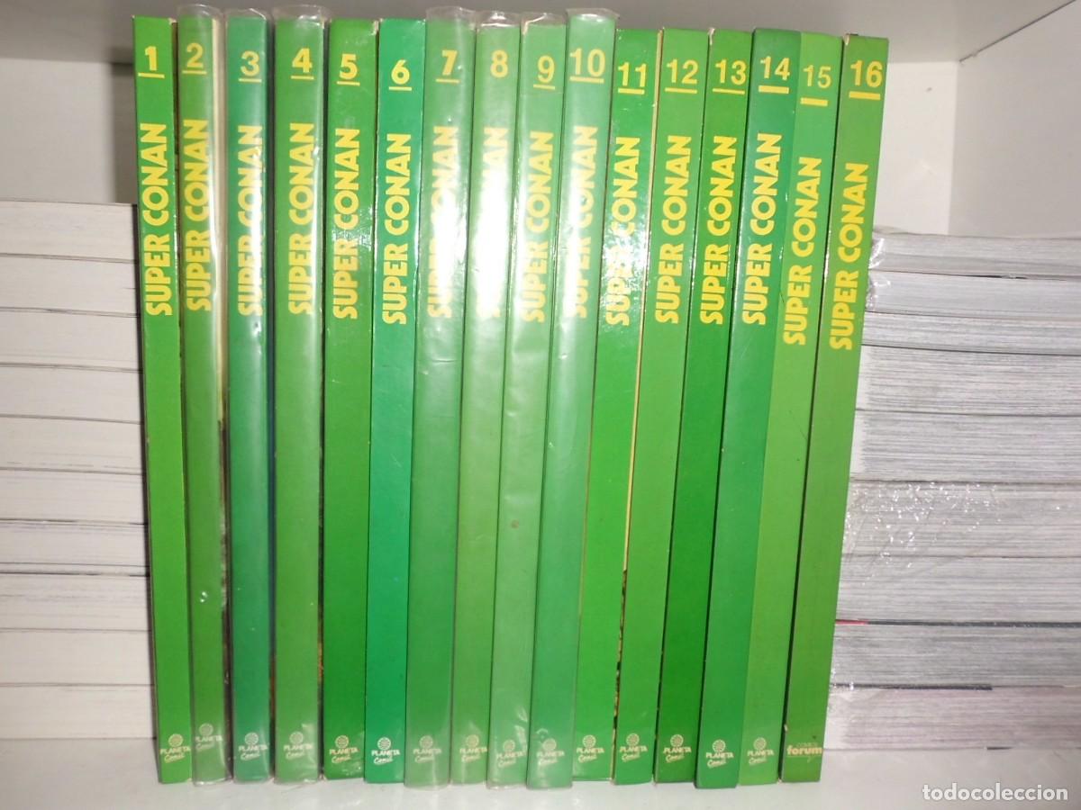 C&oacute;mics: SUPER CONAN COLECCI&Oacute;N COMPLETA 16 TOMOS 1&ordm; EDICION PLANETA