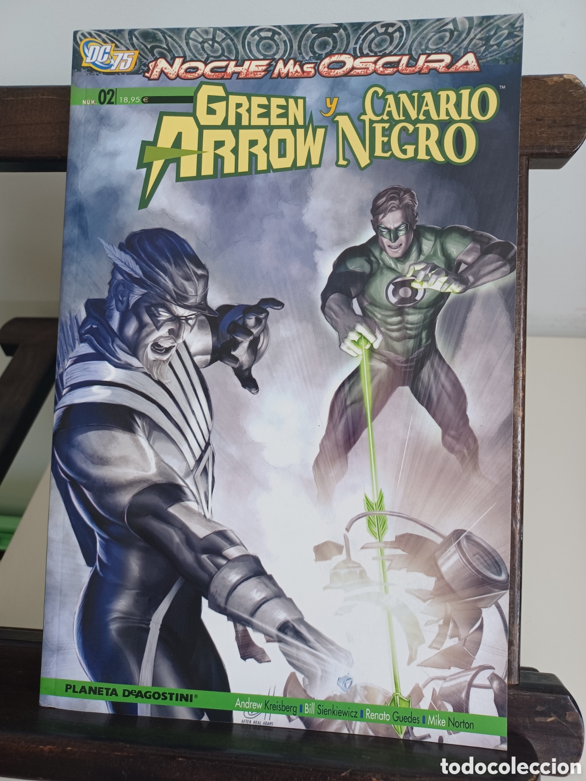 C&oacute;mics: Green Arrow y Canario Negro 2 La noche m&aacute;s oscura/ DCPlaneta deAgostini/ Descatalogado