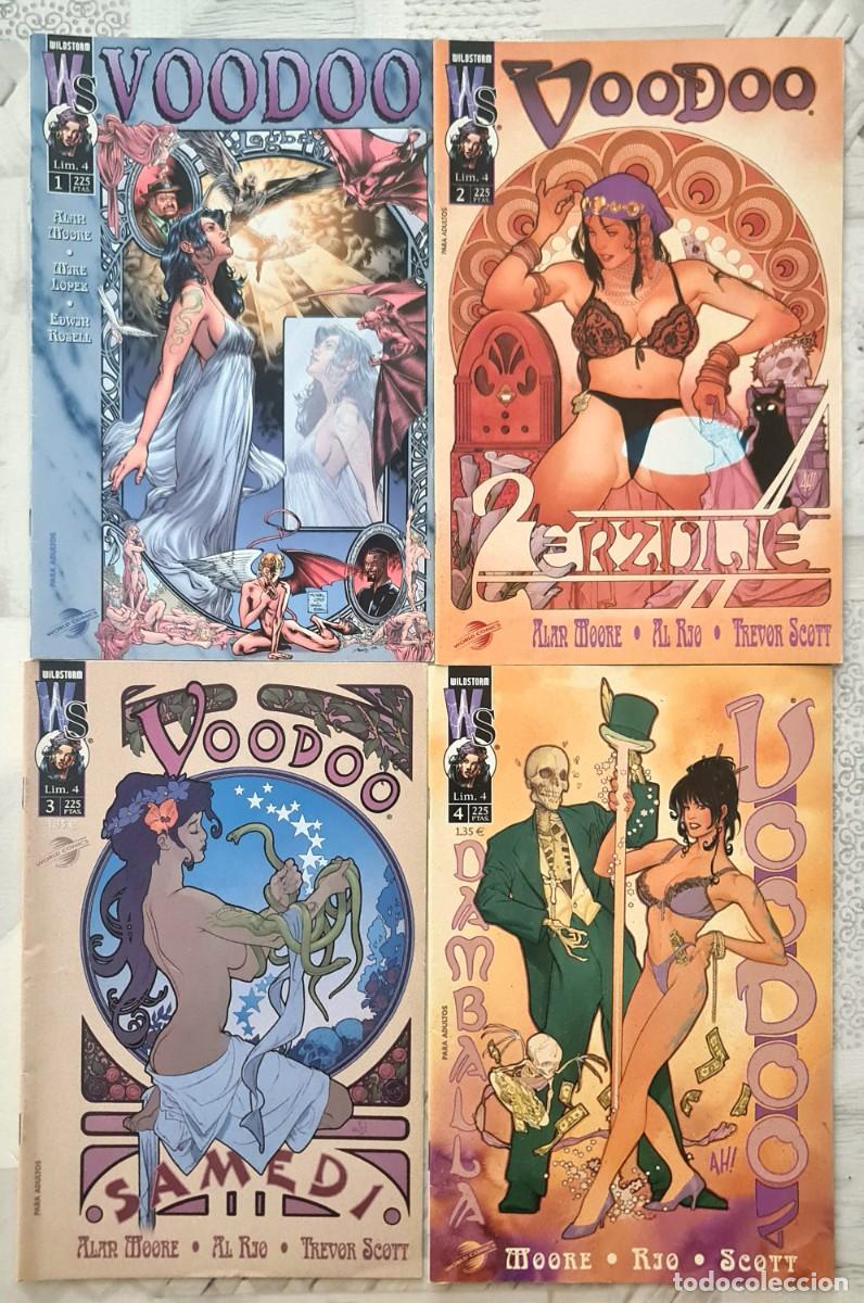 C&oacute;mics: VOODOO de Alan Moore. Serie Limitada completa de 4 comics. Planeta DeAgostini 1999