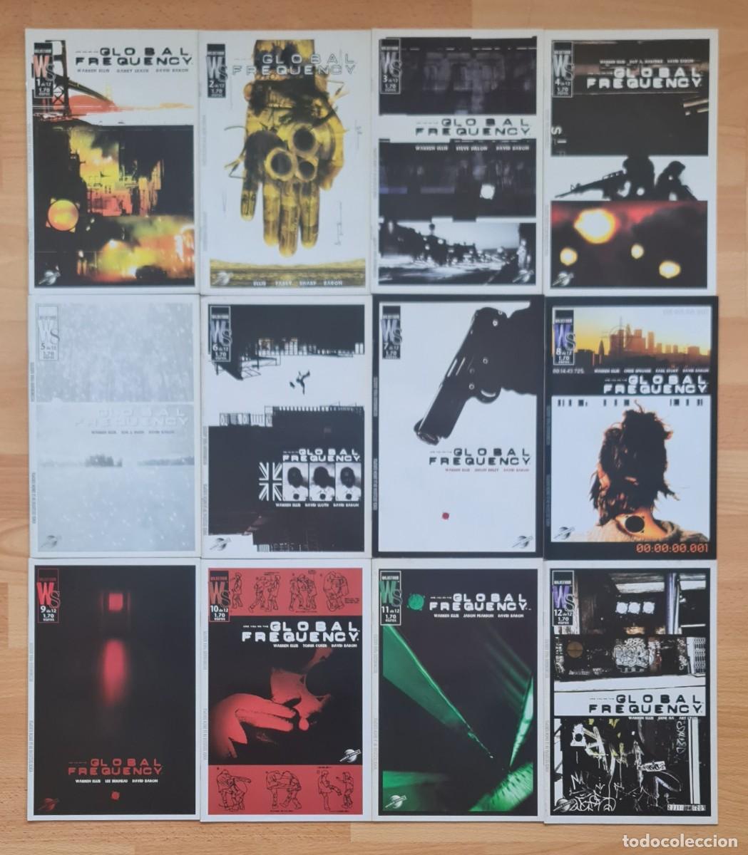 C&oacute;mics: GLOBAL FRECUENCY de Warren Ellis. Serie Limitada completa de 12 comics. World Comics 2004