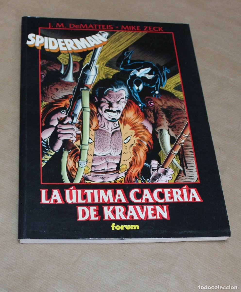C&oacute;mics: OBRAS MAESTRAS 37 &ndash; SPIDERMAN, La &uacute;ltima cacer&iacute;a de KRAVEN - Ed. Planeta a&ntilde;o 2000 - MUY BUEN ESTADO