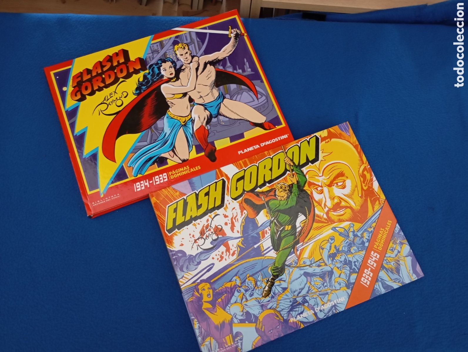 C&oacute;mics: FLASH GORDON - P&Aacute;GINAS DOMINICALES 1934-1945 - 2 TOMOS - PLANETA