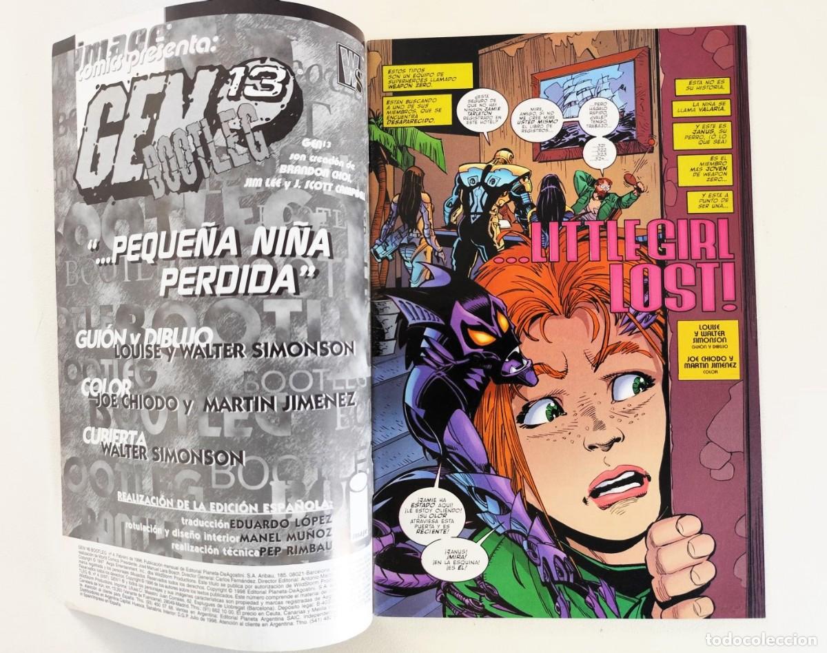 C&oacute;mics: GEN 13 BOOTLEG # 4 (Louise & Walter Simonson) ~ IMAGE / WORLD COMICS (1997) - Foto 2