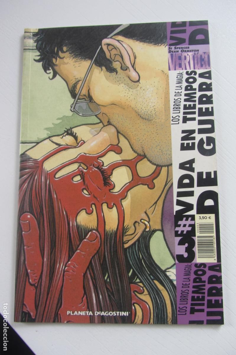 C&oacute;mics: LOS LIBROS DE LA MAGIA: VIDA EN TIEMPOS DE GUERRA N&ordm; 3 - VERTIGO DC COMICS PLANETA - arx316