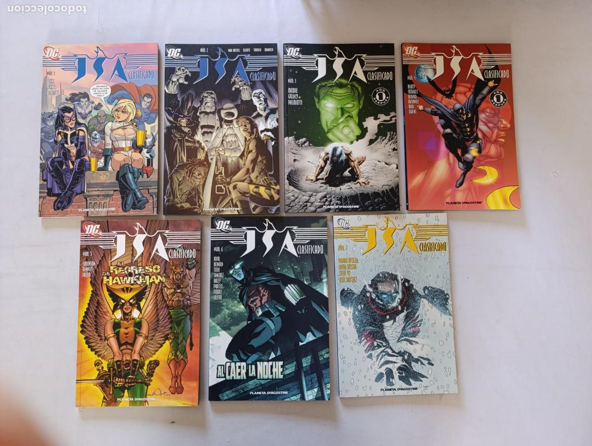 C&oacute;mics: JSA CLASIFICADO COMPLETA - 7 TOMOS - N&ordm; 1 A 7 - DC - PLANETA (8Ww)