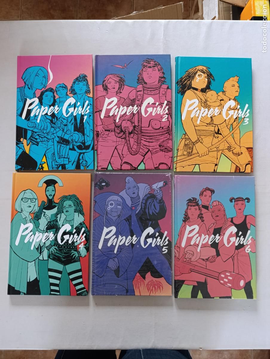 C&oacute;mics: PAPER GIRLS COMPLETA - N&ordm; 1 A 6 - 6 TOMOS - VAUGHAN, CHIANG - PLANETA - TAPA DURA (133)