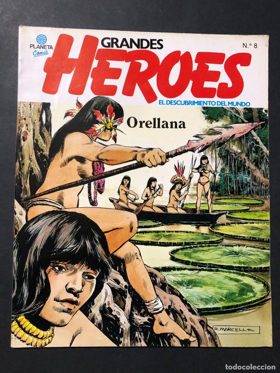 C&oacute;mics: GRANDES H&Eacute;ROES - ORELLANA / ED. PLANETA 1981