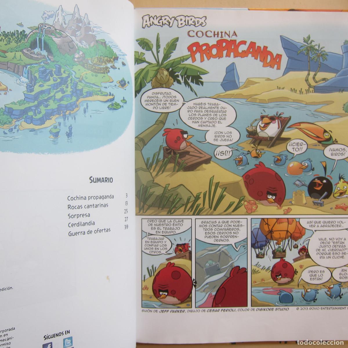 C&oacute;mics: ANGRY BIRDS COMICS - CERDITOS EN EL PARA&Iacute;SO (PLANETA) COMIC - Foto 7