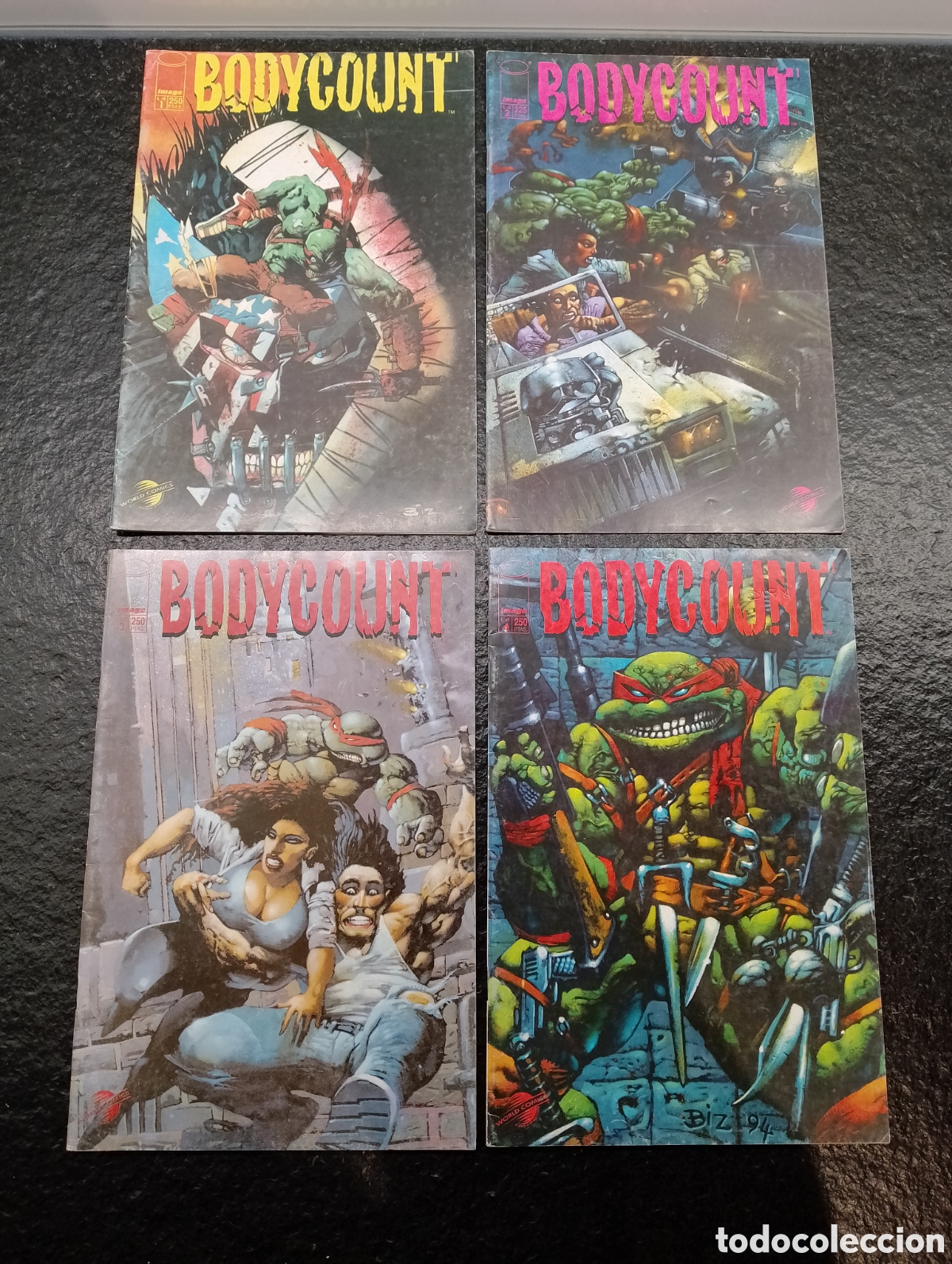 C&oacute;mics: Bodycount. Las tortugas ninja, Raphael y Casey Young. Completa. Kevin Eastman y Simon Bisley.