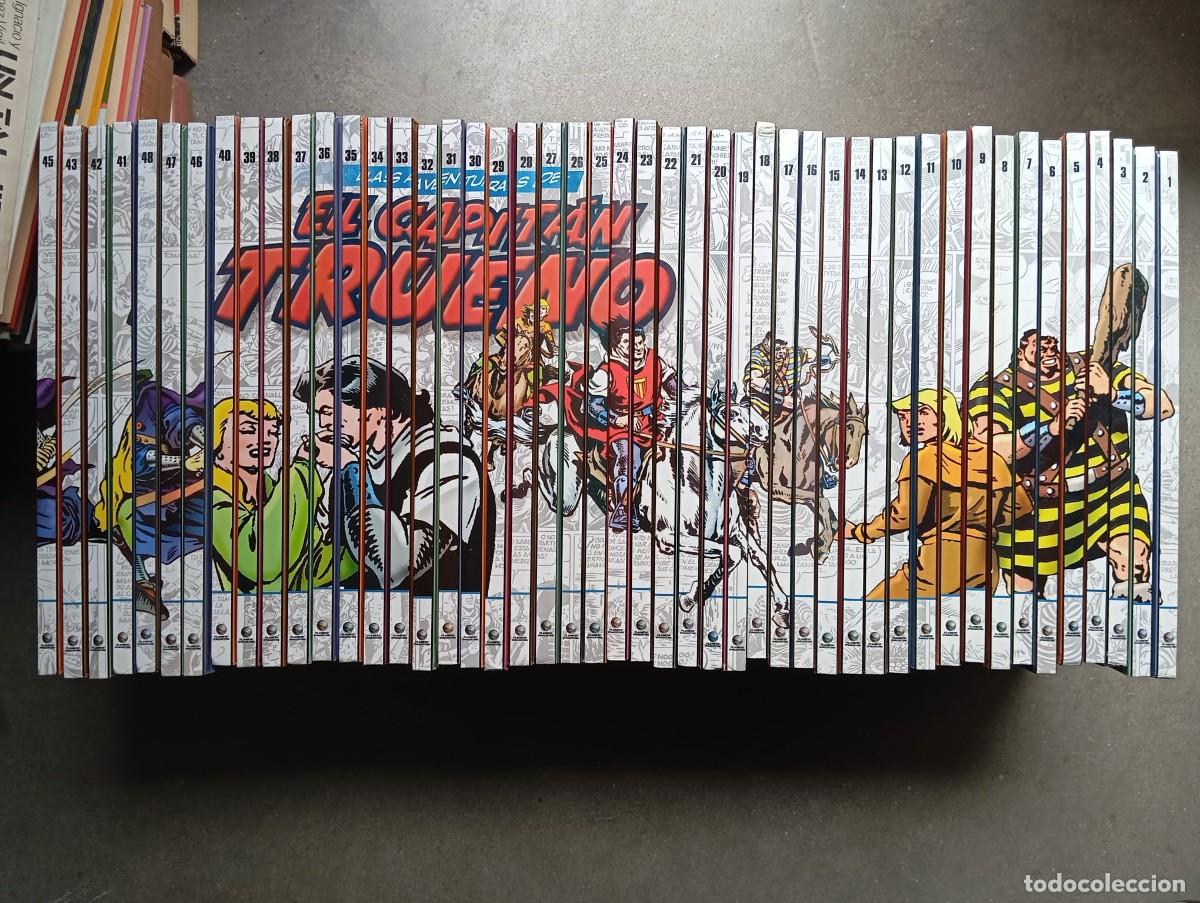C&oacute;mics: Las aventuras del capit&aacute;n Trueno - 45 tomos -Planeta DeAgostini