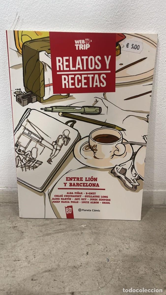 C&oacute;mics: Relatos y recetas, entre Li&oacute;n y Barcelona.