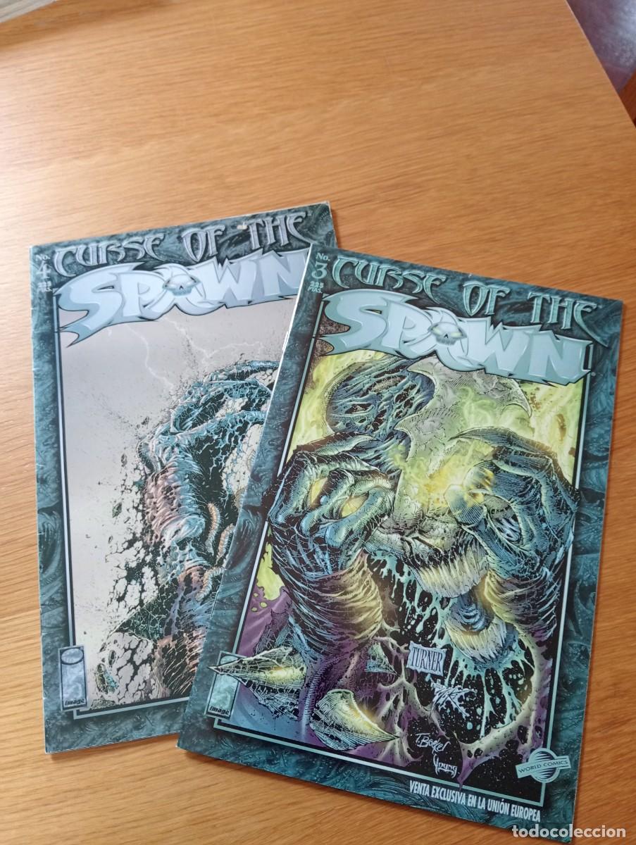 C&oacute;mics: LOTE CON 2 EJEMPLARES DE CURSE OF SPAWN (DE 29). GRAPA. PLANETA. IMAGE. WORLD C&Oacute;MICS. 1997.
