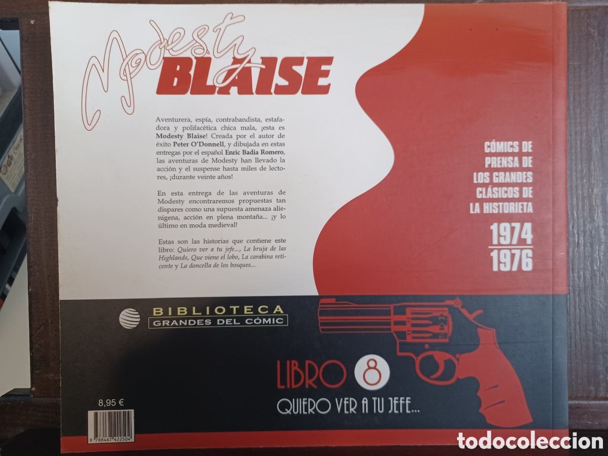 C&oacute;mics: Modesty Blaise. Libro 8. Biblioteca Grandes del C&oacute;mic/ Planeta DeAgostini - Foto 2