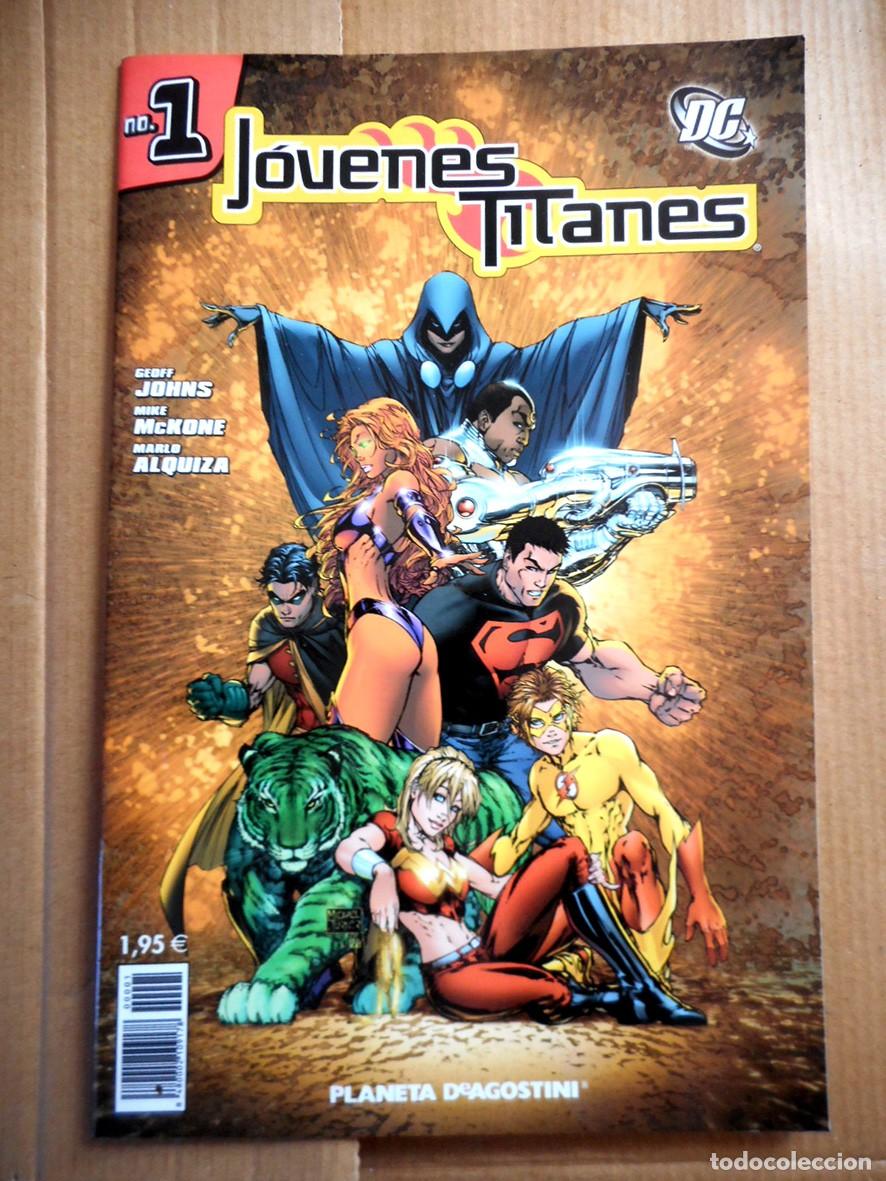 C&oacute;mics: J&Oacute;VENES TITANES N&ordm;1 (PLANETA-NOVIEMBRE 2005) GEOFF JOHNS - MIKE MCKONE