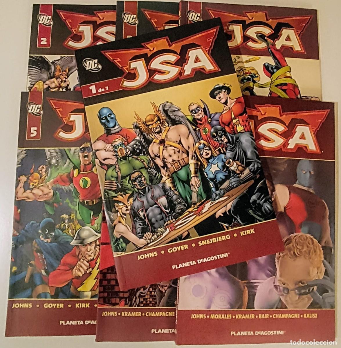 C&oacute;mics: JSA de Geoff Johns (Serie Completa 1-7) - Planeta DeAgostini - MINT