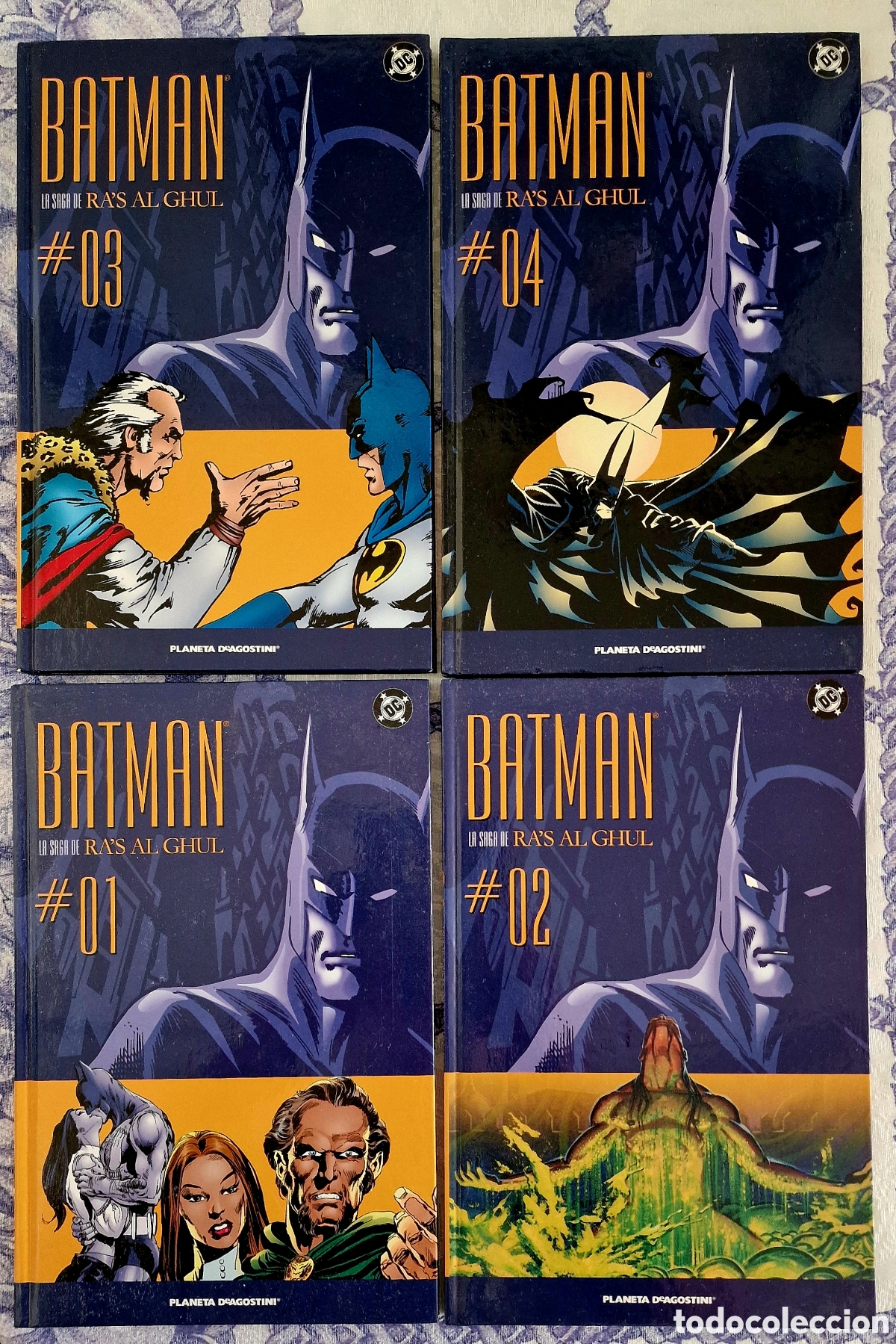 C&oacute;mics: Batman - La Saga de Ra's Al Ghul tomos 1 a 4. Tapa dura