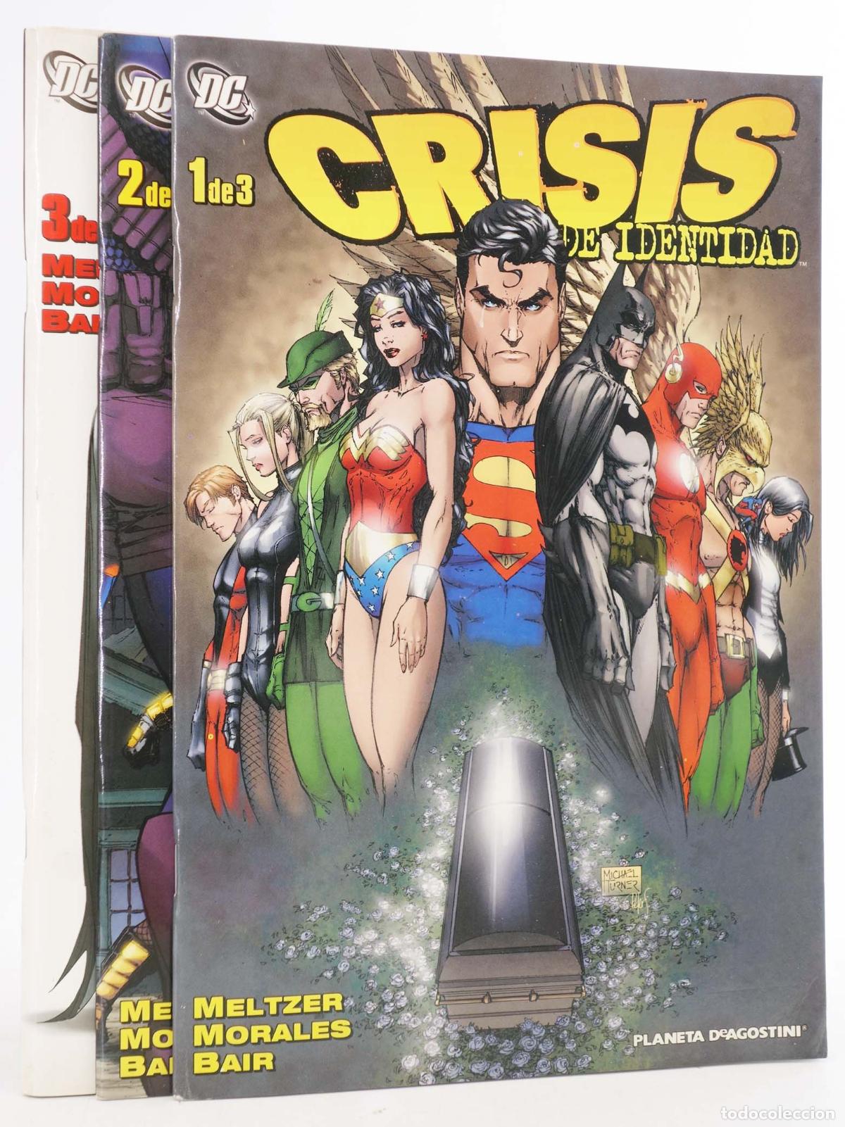 C&oacute;mics: CRISIS DE IDENTIDAD 1 A 3. COMPLETA. Planeta, 2006