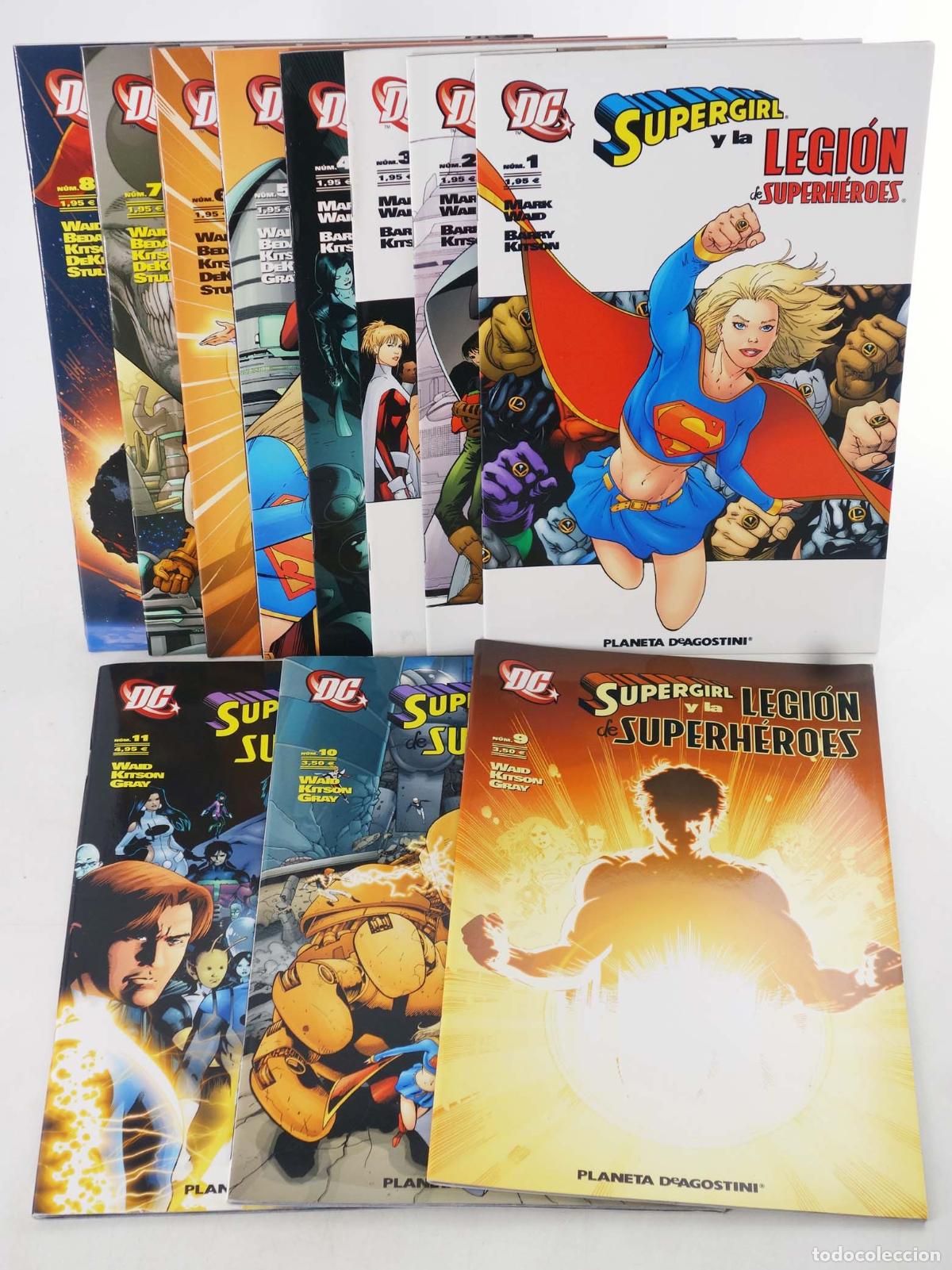 C&oacute;mics: SUPERGIRL Y LA LEGI&Oacute;N DE SUPERH&Eacute;ROES 1 A 11. COMPLETA. Planeta, 2007
