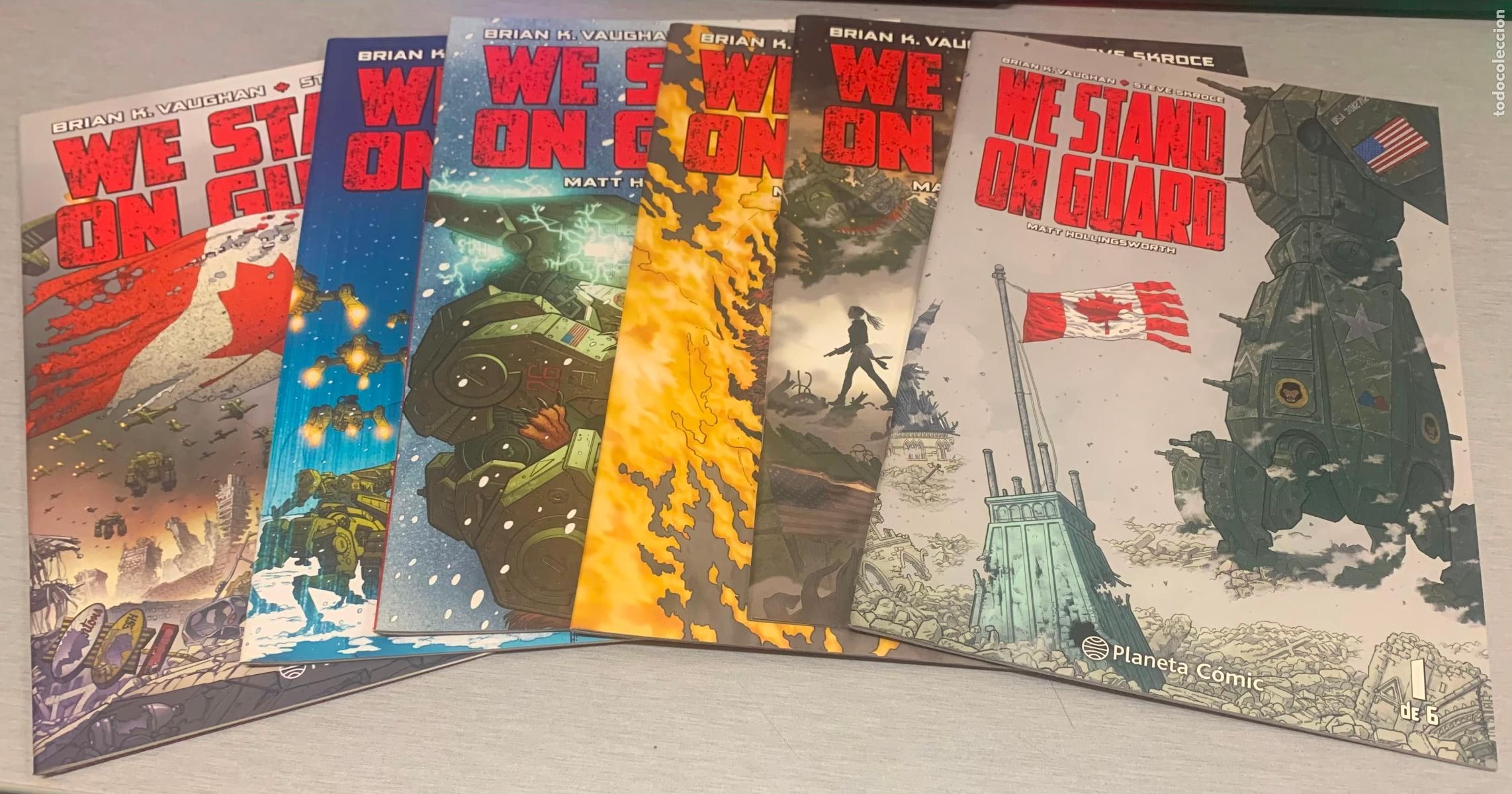 C&oacute;mics: WE STAND ON GUARD / COMPLETA 6 N&Uacute;MEROS / M. HOLLINGS WORTH, BRIAN K. VAUGHAN, STEVE SKROCE / PLANETA
