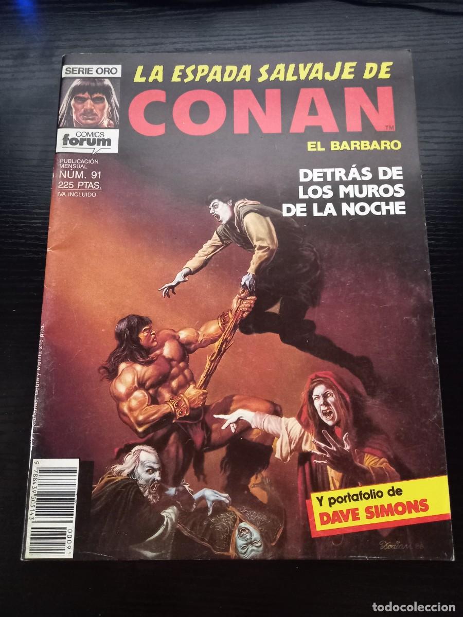 C&oacute;mics: La Espada Salvaje de Conan n&ordm; 91 (1&ordf; edici&oacute;n)