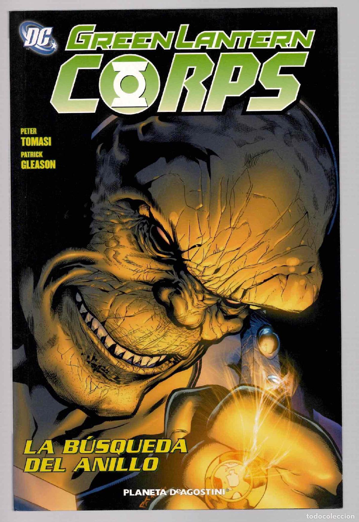C&oacute;mics: GREEN LANTERN CORPS LA BUSQUEDA DEL ANILLO. PETER TOMASI - PATRICK GLEASON. PLANETA 2009