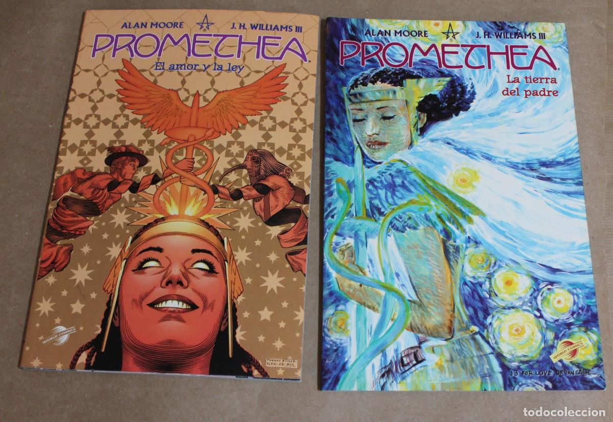 C&oacute;mics: PROMETHEA - 1 El amor y la ley 2 La tierra del padre - ALAN MOORE - Planeta 2003 - MUY BUEN ESTADO